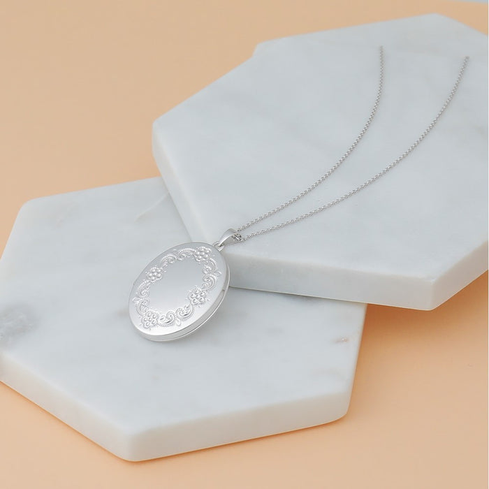 Shop Exclusive 14K White Gold Diamond-Cut Cable Chain - 18-Inch, 0.95mm Thick-5