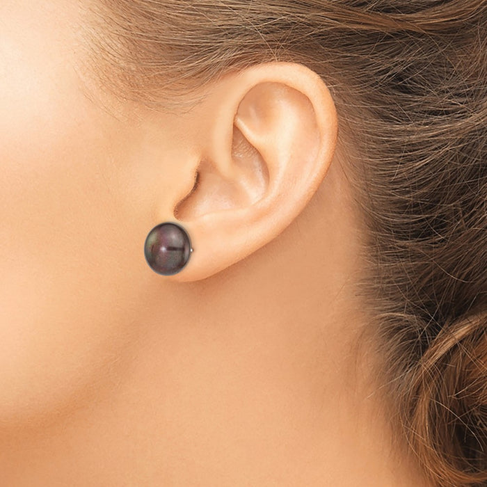 Shop Exclusive 14K White Gold Freshwater Pearl Stud Earrings - 12-13mm, Stylish Value-3