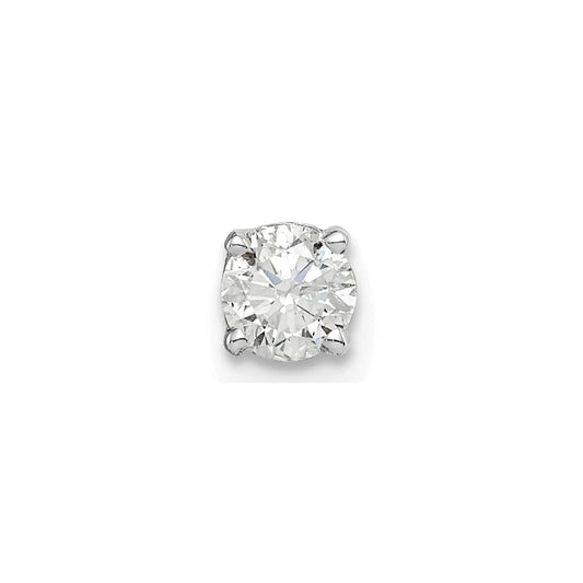 Shop Stylish 14K White Gold AA Quality Diamond Stud Earrings - Complete Set