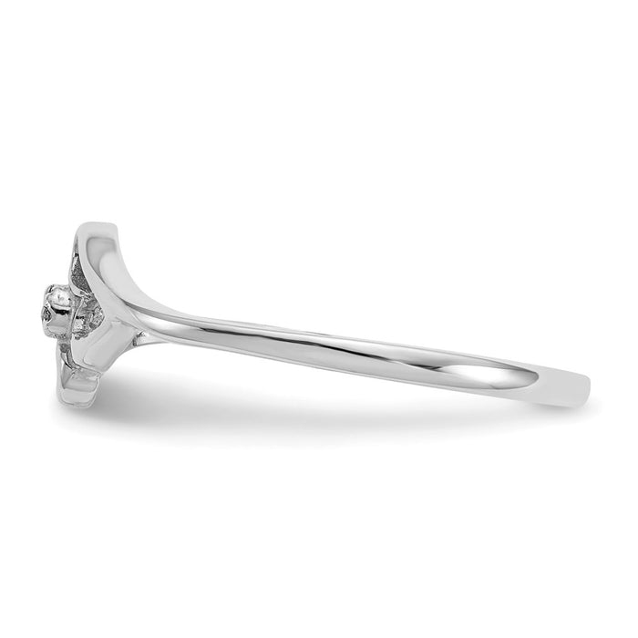 Shop Exclusive 14K White Gold Heart-Shaped Ring with VS Diamonds - Stylish Value!-3