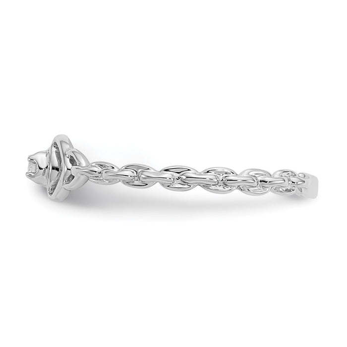 Shop 14K White Gold Heart Ring with AA Diamonds - Stylish & Affordable Luxury-3