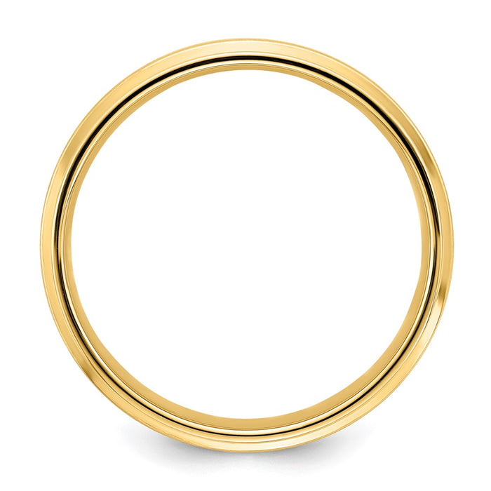 Exclusive 14K Yellow Gold 6mm Lightweight Comfort Fit Wedding Band, Size 12-2