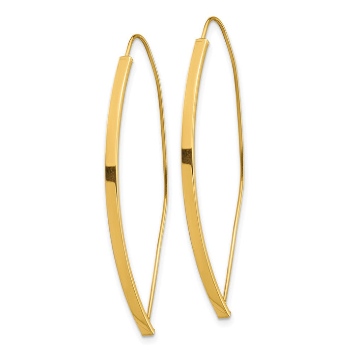 Shop Designer 14K Gold Threader Dangle Earrings - Affordable Luxury Style!-2