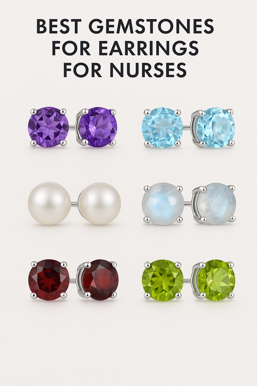 Best Gemstones for Earrings for Nurses