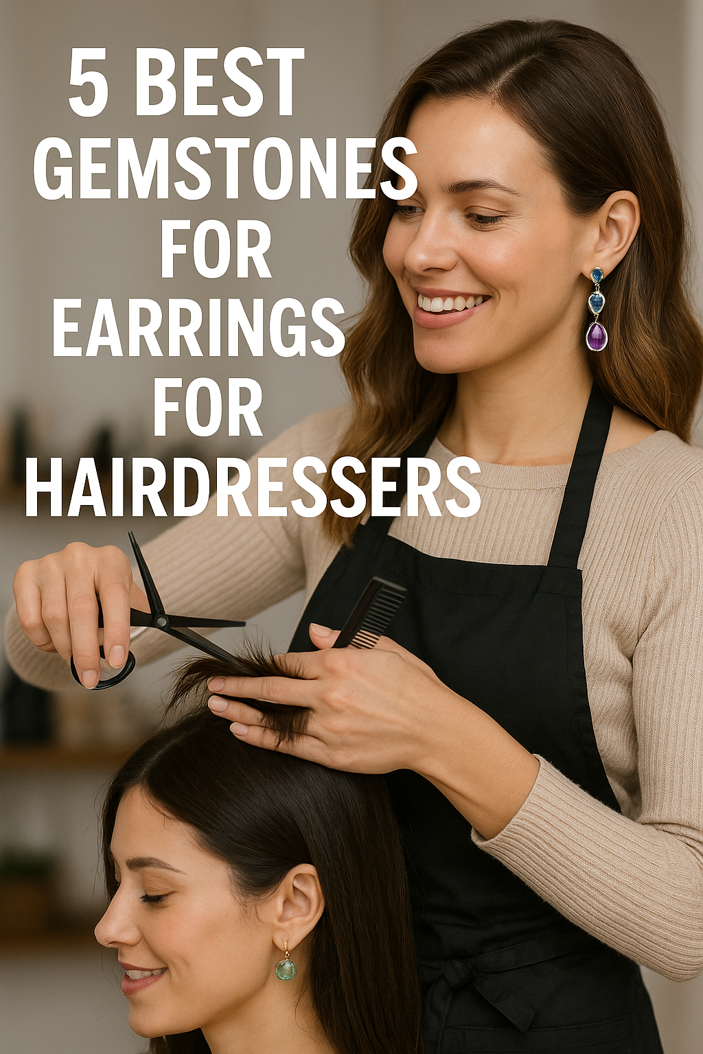 5 best gemstones for earrings for Hairdressers