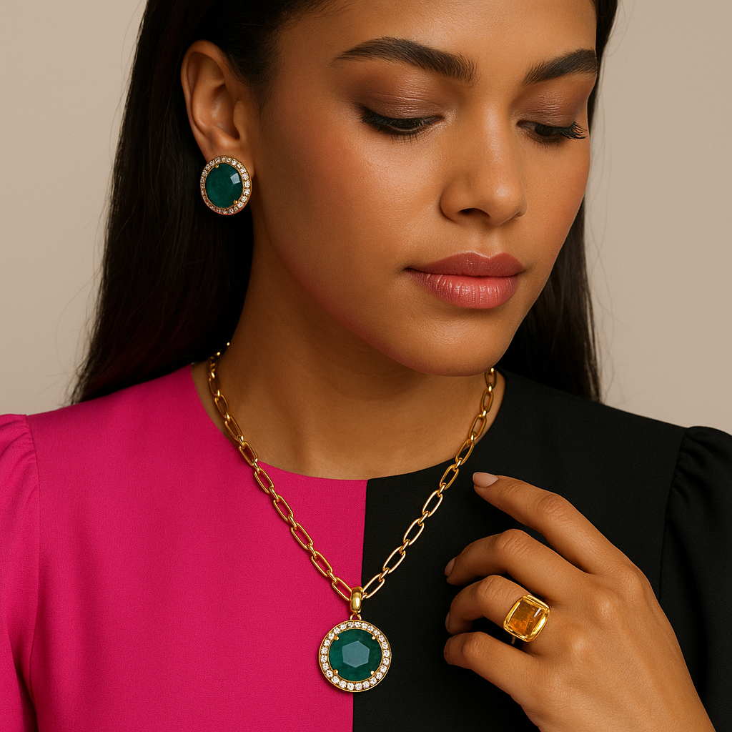 what color jewelry goes with hot pink dress What Color Jewelry Goes With a Pink Dress: 7 Best Combos