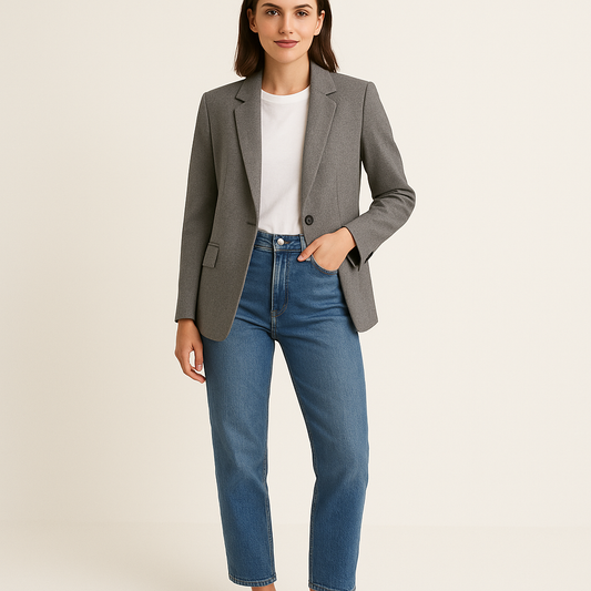What to Wear with a Grey Blazer: 15 Casual Outfit Ideas for Women