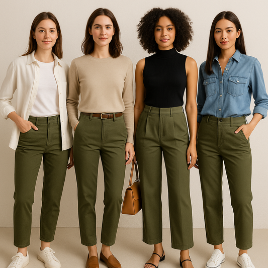 15 Outfit Ideas with Olive Pants for Women: Style Guide for Everyday Chic