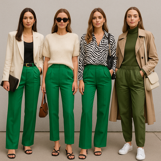 21 Stylish Green Pants Outfit Ideas for Women