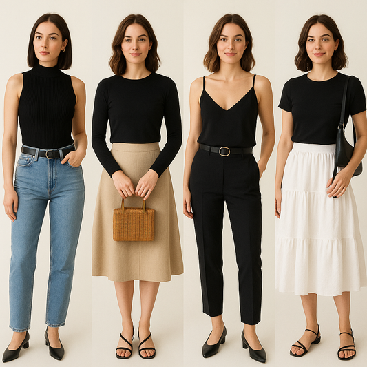 Best 14 Outfit Ideas with Black Top for Women: A Guide to Chic & Timeless Styling