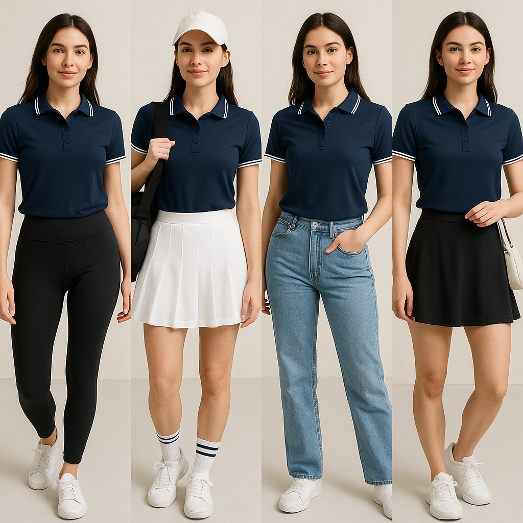 14 Outfit Ideas with a Sporty Polo for Women: Style Meets Versatility