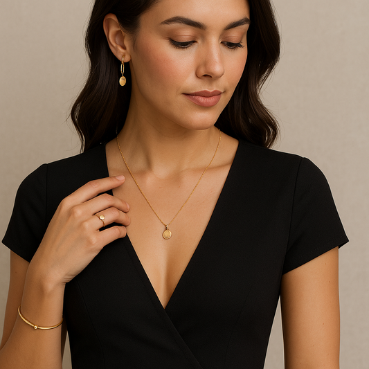 Best V-Neck Dress Matching Jewelry