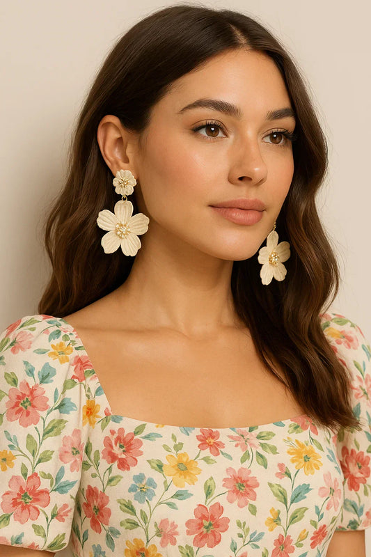Top Earrings to Complement Floral Dresses