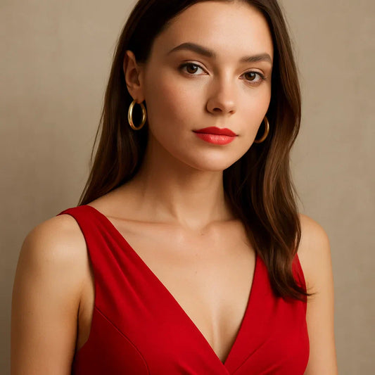 10 Best Matching Jewellery for a Red Cocktail Dress: From Pearls to Bold Gold Hoops