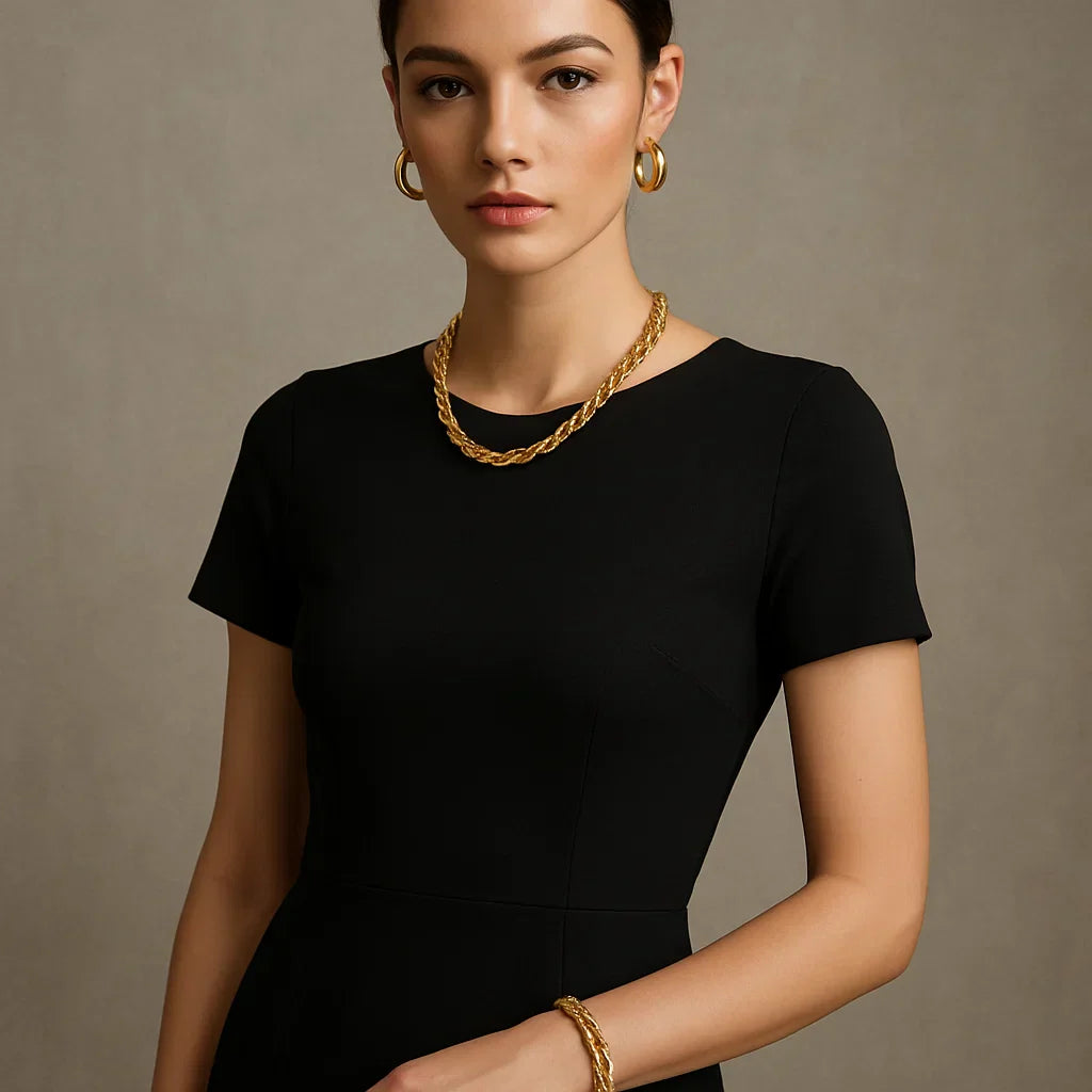 10 Best Jewelry Combinations for a Plain Black Dress