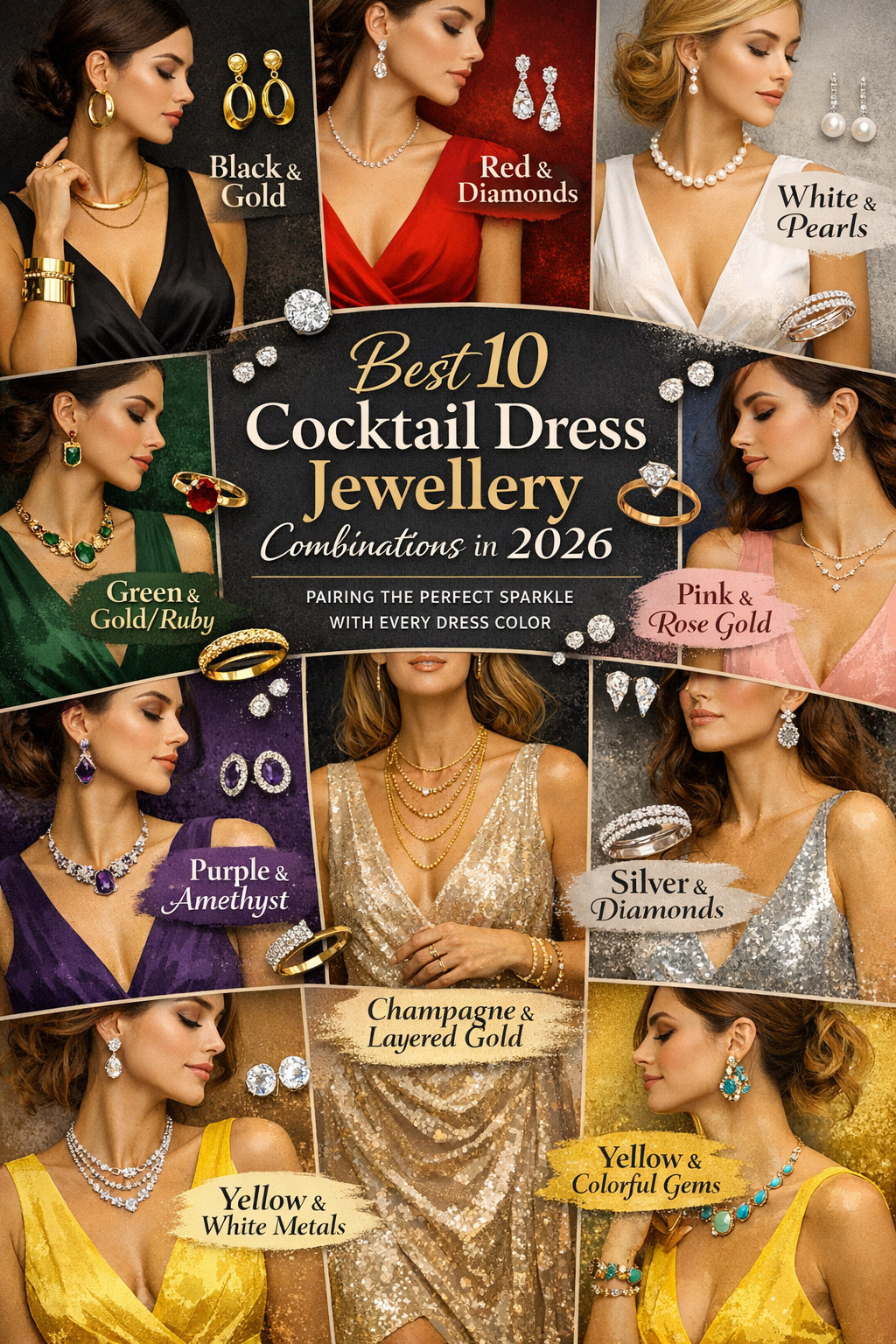 Best 10 Cocktail Dress Jewellery Combinations in 2026