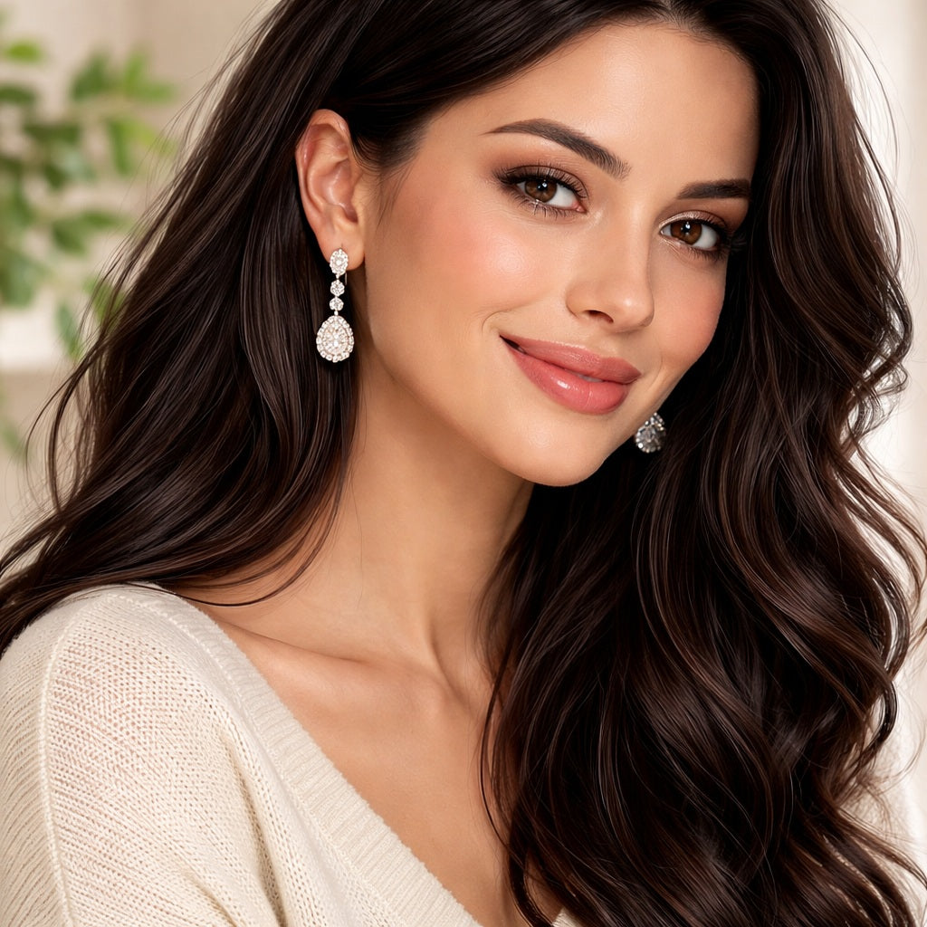 How to Choose the Best Earrings for Long Hair