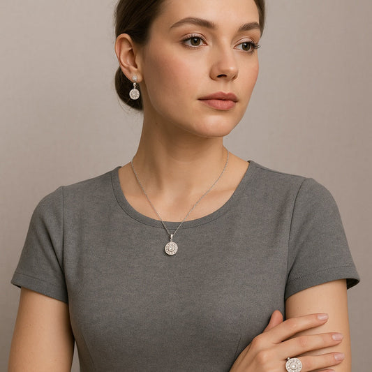 Grey Dress Jewellery Combination: 10 Style Ideas