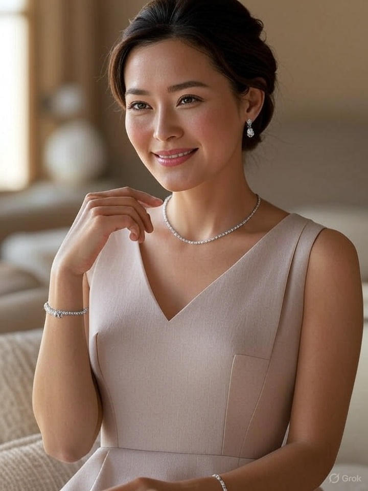 jewellery for long dresses How to Choose the Right Jewellery For Your Evening Gown