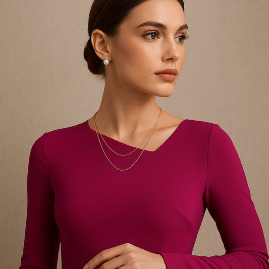 Magenta Dress Jewellery Combination: 10 Style Ideas