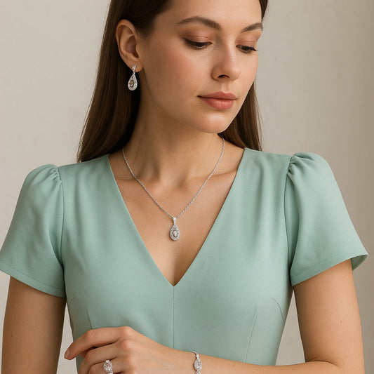 Mint Green Dress Jewellery Combination: 10 Style Ideas