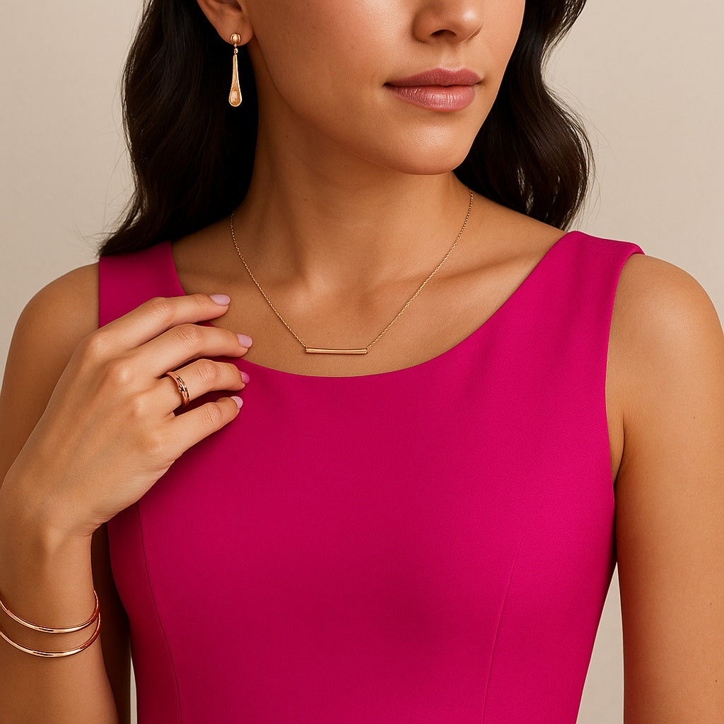 Hot Pink Dress Jewellery Combination: 10 Bold & Stylish Ideas Hot Pink Dress Jewellery Combination: 10 Bold & Stylish Ideas