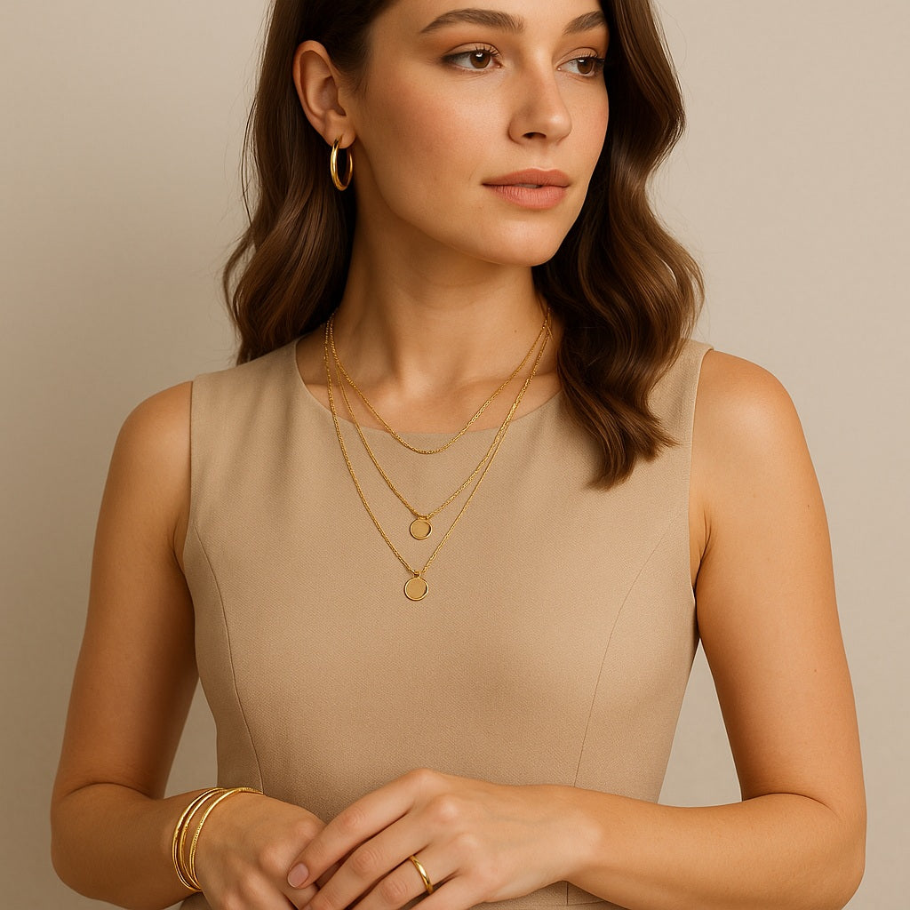 Beige Dress Jewellery Combination: 10 Style Ideas