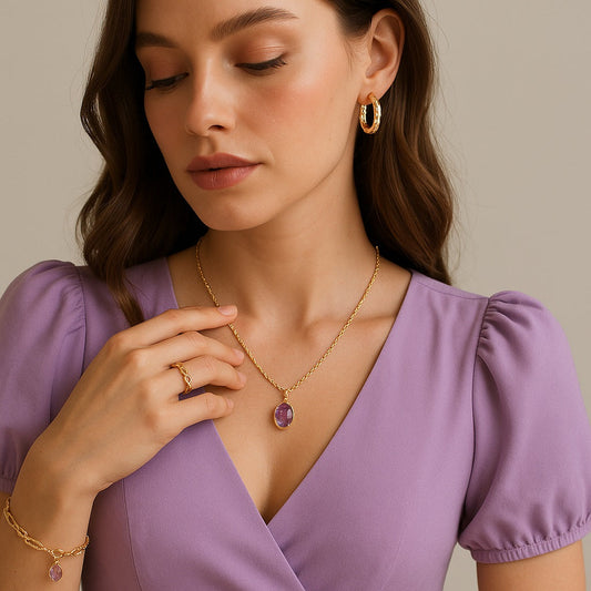 Lavender Dress Jewellery Combination: 10 Style Ideas
