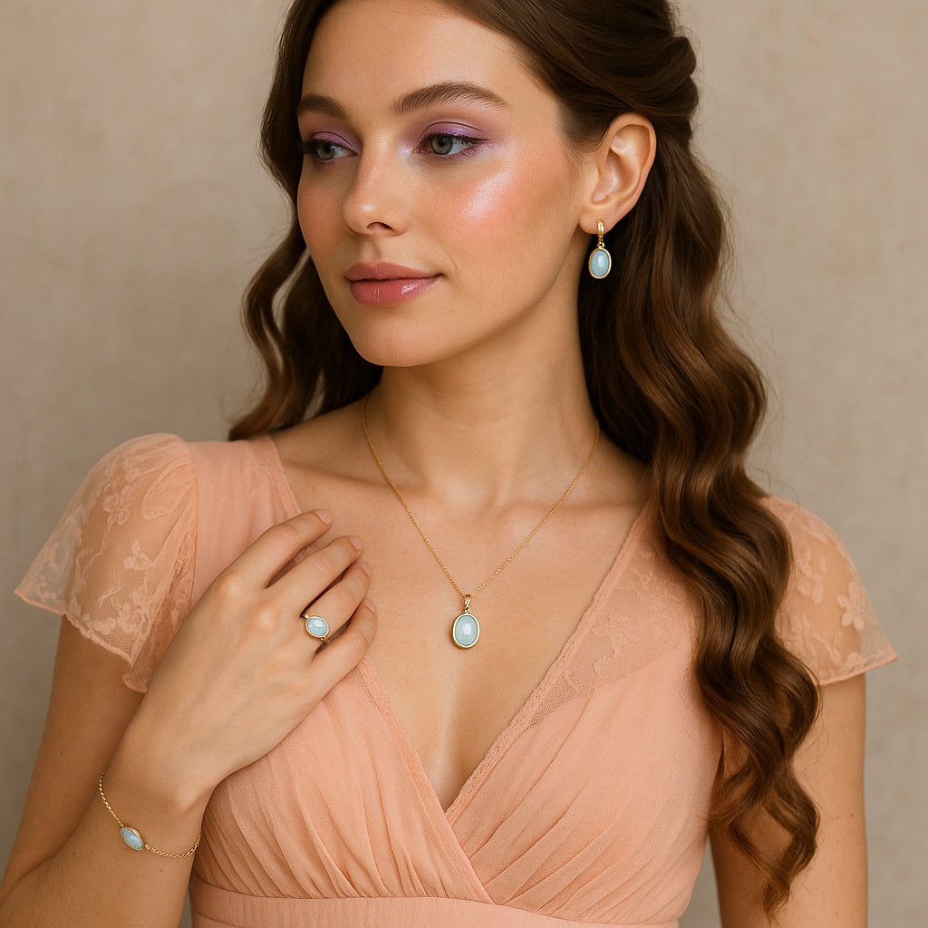 Peach Dress Jewellery Combination: 10 Elegant Style Ideas Peach Dress Jewellery Combination: 10 Elegant Style Ideas