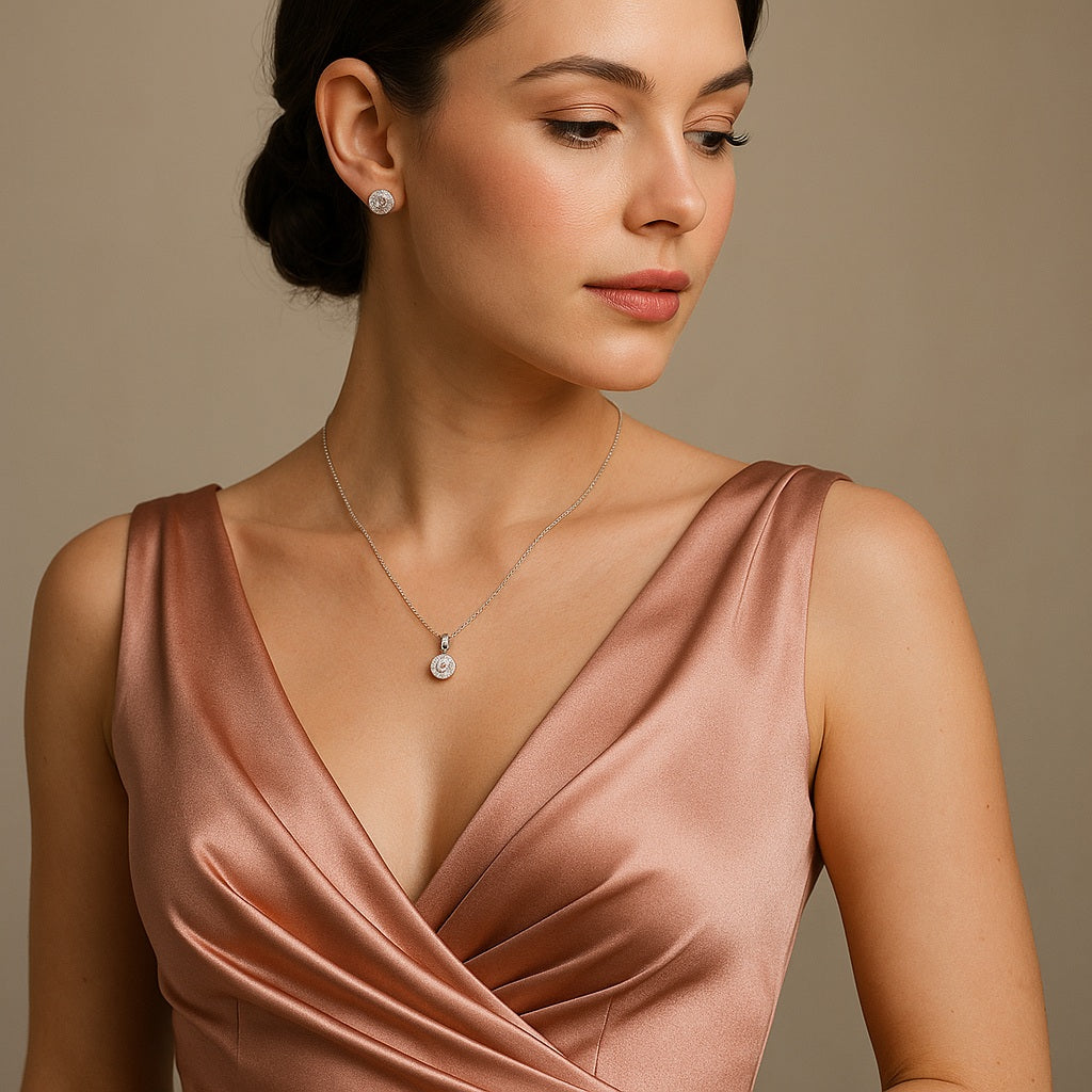 Rose Gold Dress Jewellery Combination: 10 Style Ideas