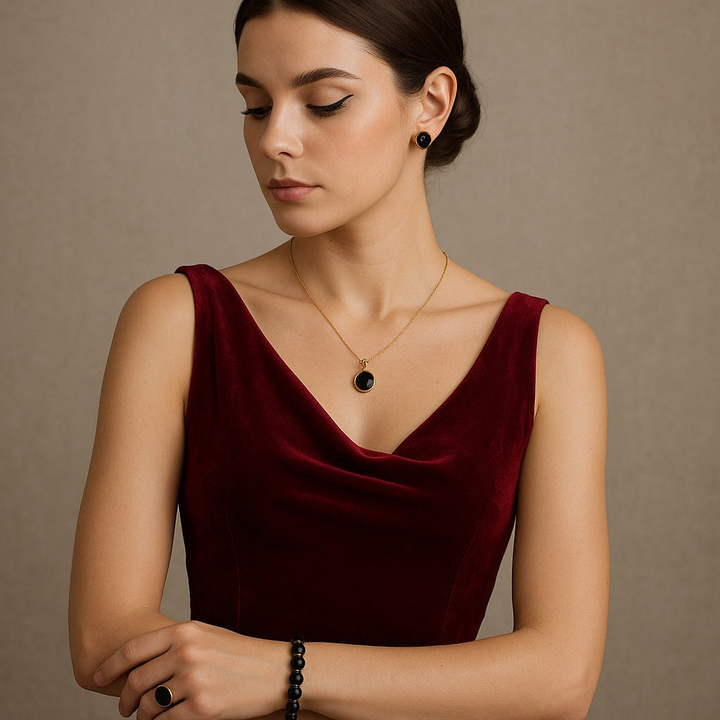 Wine Red Dress Jewellery Combination: 10 Style Ideas