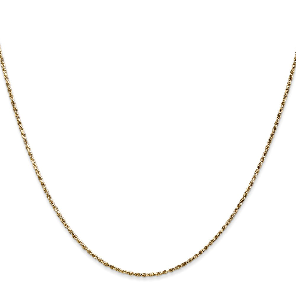 Shop 14K Gold 20-Inch Diamond-Cut Rope Chain - Stylish & Affordable Luxury
