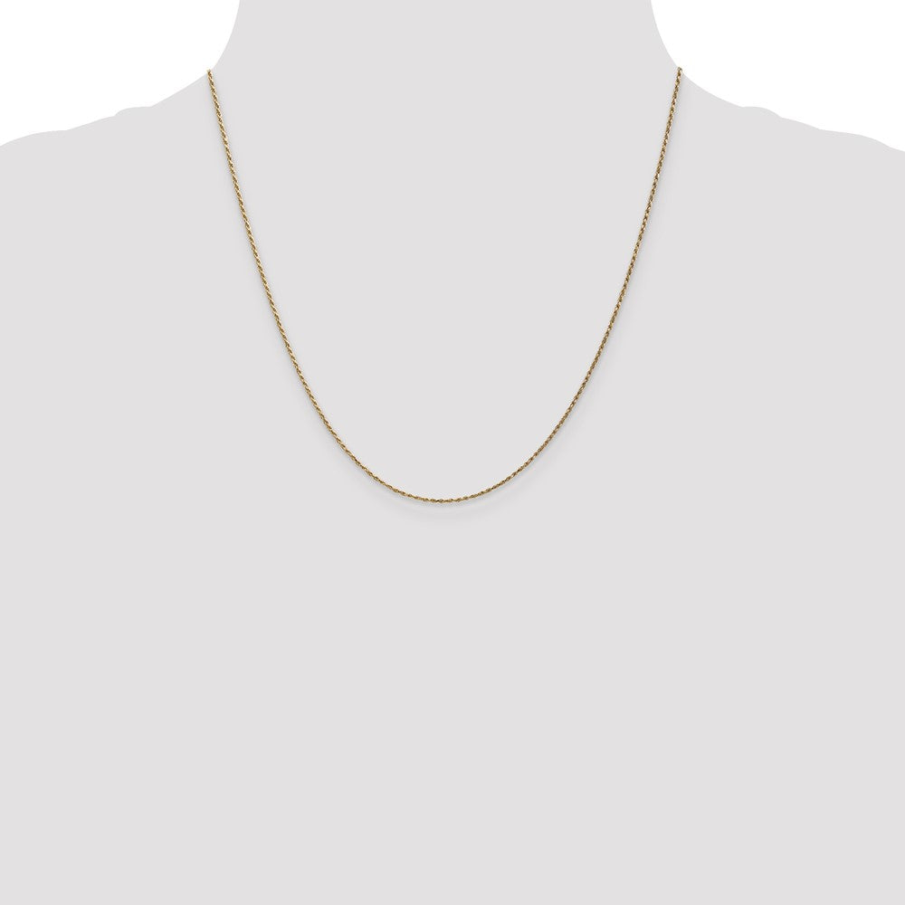 Shop 14K Gold 20-Inch Diamond-Cut Rope Chain - Stylish & Affordable Luxury