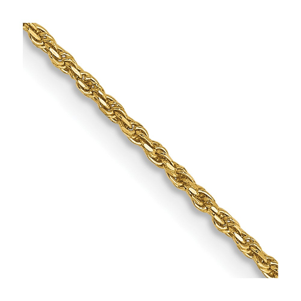 Shop 14K Gold 20-Inch Diamond-Cut Rope Chain - Stylish & Affordable Luxury