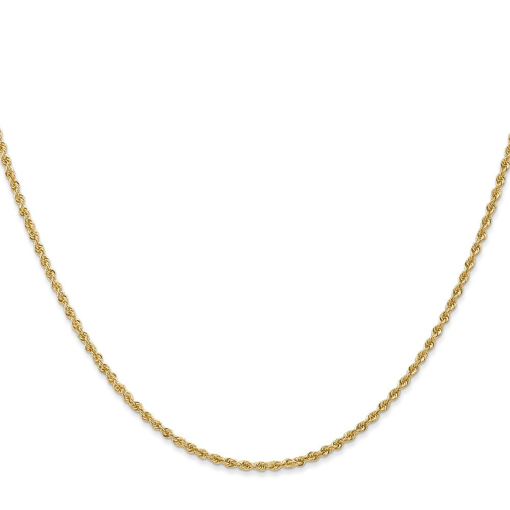 High-quality 28-Inch 14K Gold 1.5mm Classic Rope Chain - Stylish Value!