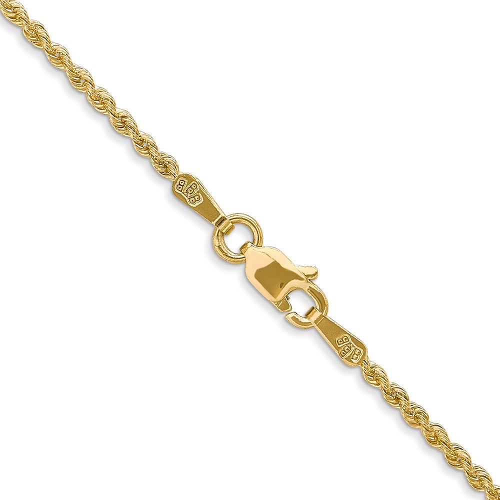 High-quality 28-Inch 14K Gold 1.5mm Classic Rope Chain - Stylish Value!