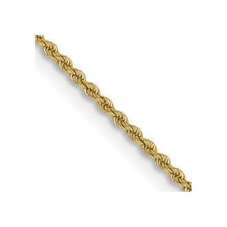 Shop Stylish 14K Gold 20-Inch 2mm Rope Chain with Lobster Clasp - Luxury Value!