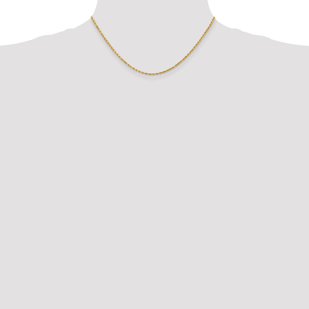 Buy 14K Gold 16-Inch Diamond-Cut Rope Chain - Stylish & Affordable Luxury