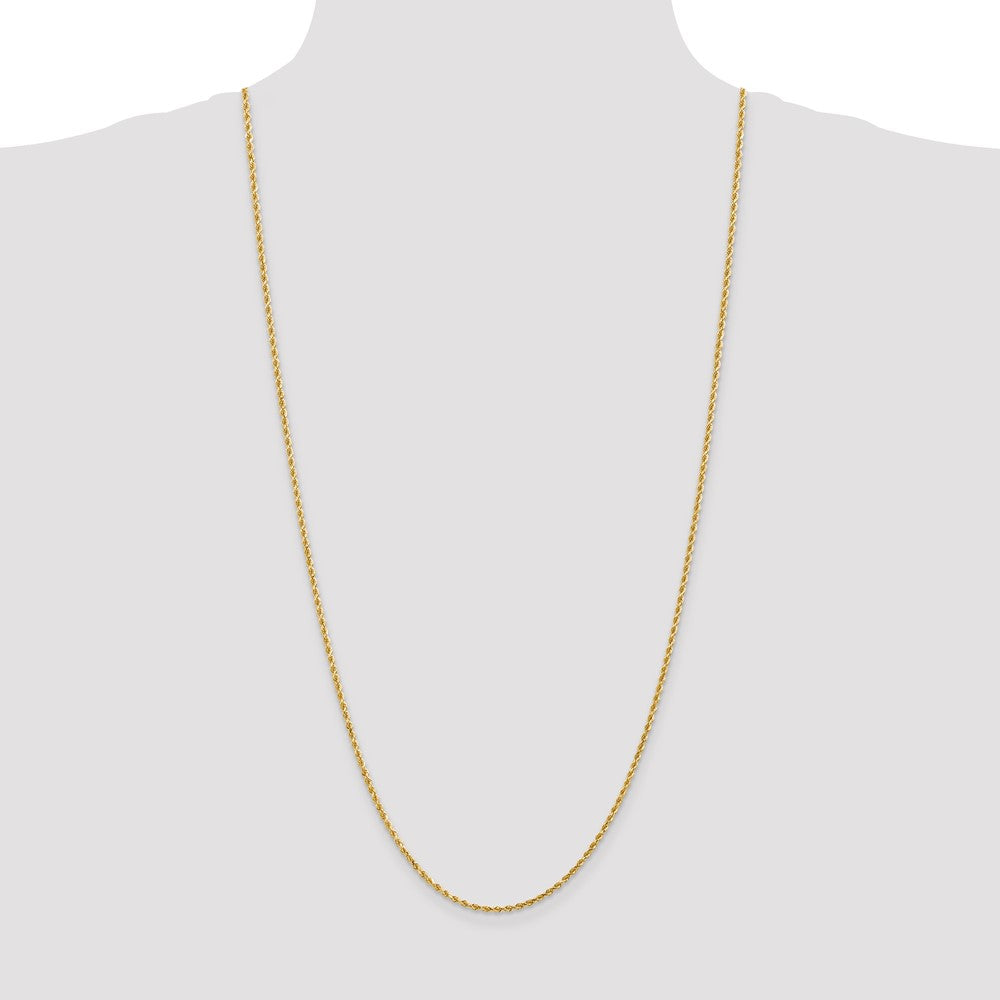 Buy 14K Gold 30-Inch 2mm Diamond-Cut Rope Chain - Stylish & Affordable Jewelry
