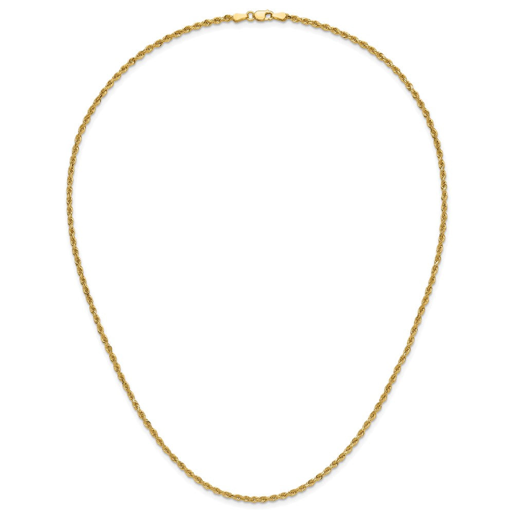 Buy Stylish 14K Gold 20-Inch Diamond-Cut Rope Chain - 2.25mm, Luxury Design