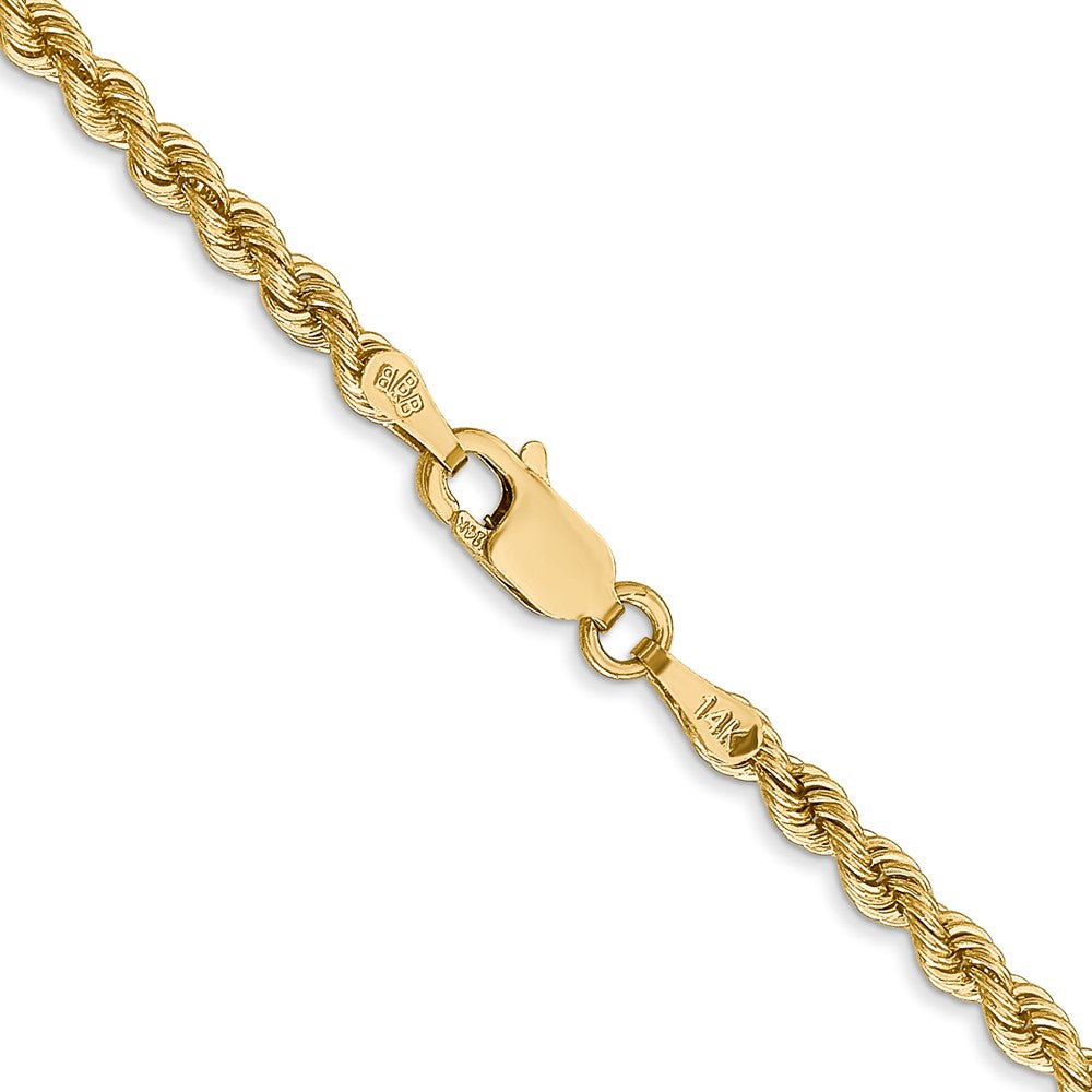 Shop 14K Gold 16-Inch Classic Rope Chain 2.75mm - Affordable Luxury Jewelry