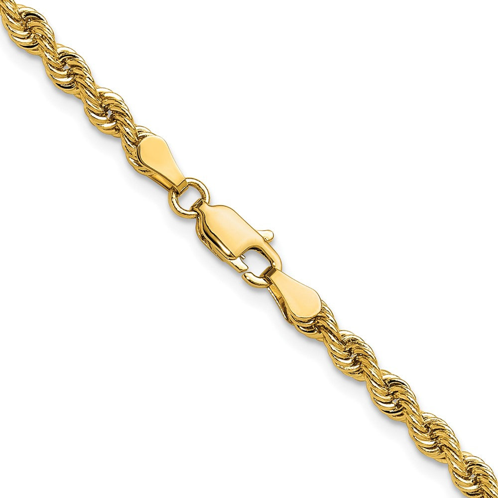 Buy Stylish 14K Gold 3.3mm Classic Rope Chain - Affordable Luxury Jewelry