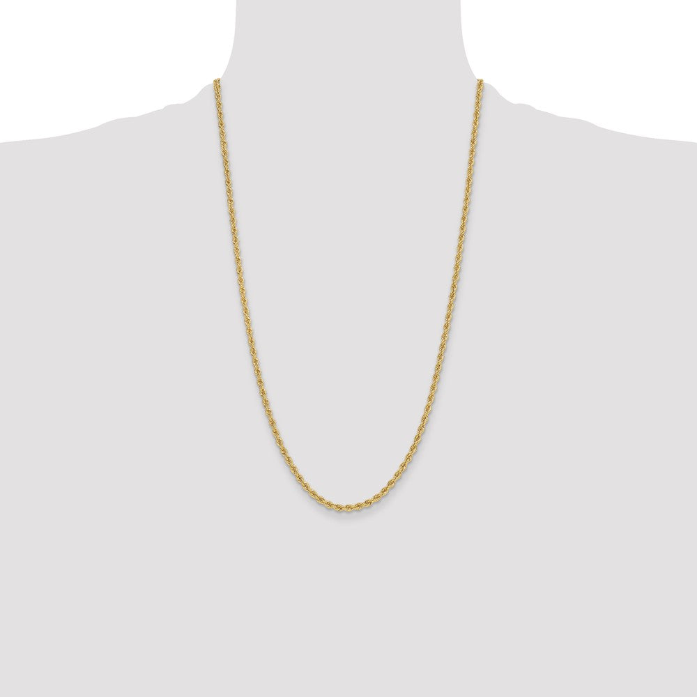 Shop Exclusive 14K Gold 3.3mm Classic Rope Chain - Stylish & Affordable Luxury