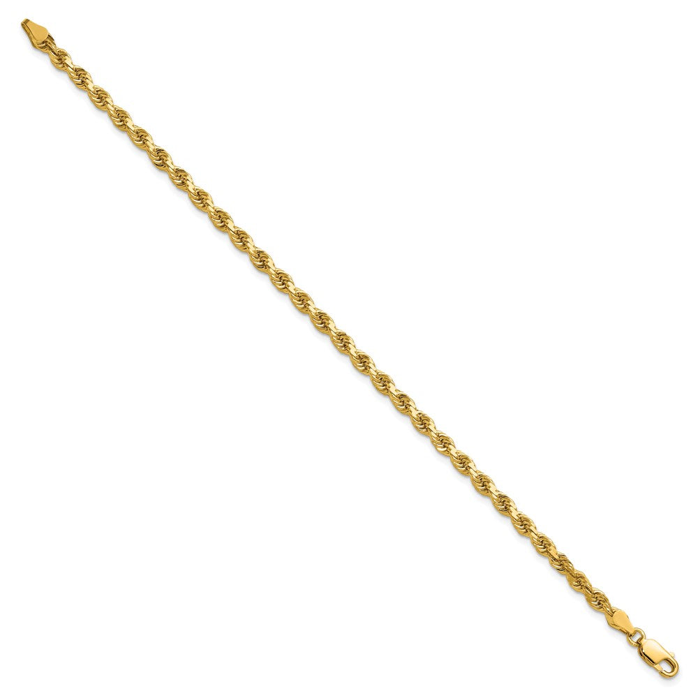 Order Stylish 14K Gold 7-Inch Diamond-Cut Rope Chain - 3.75mm Links