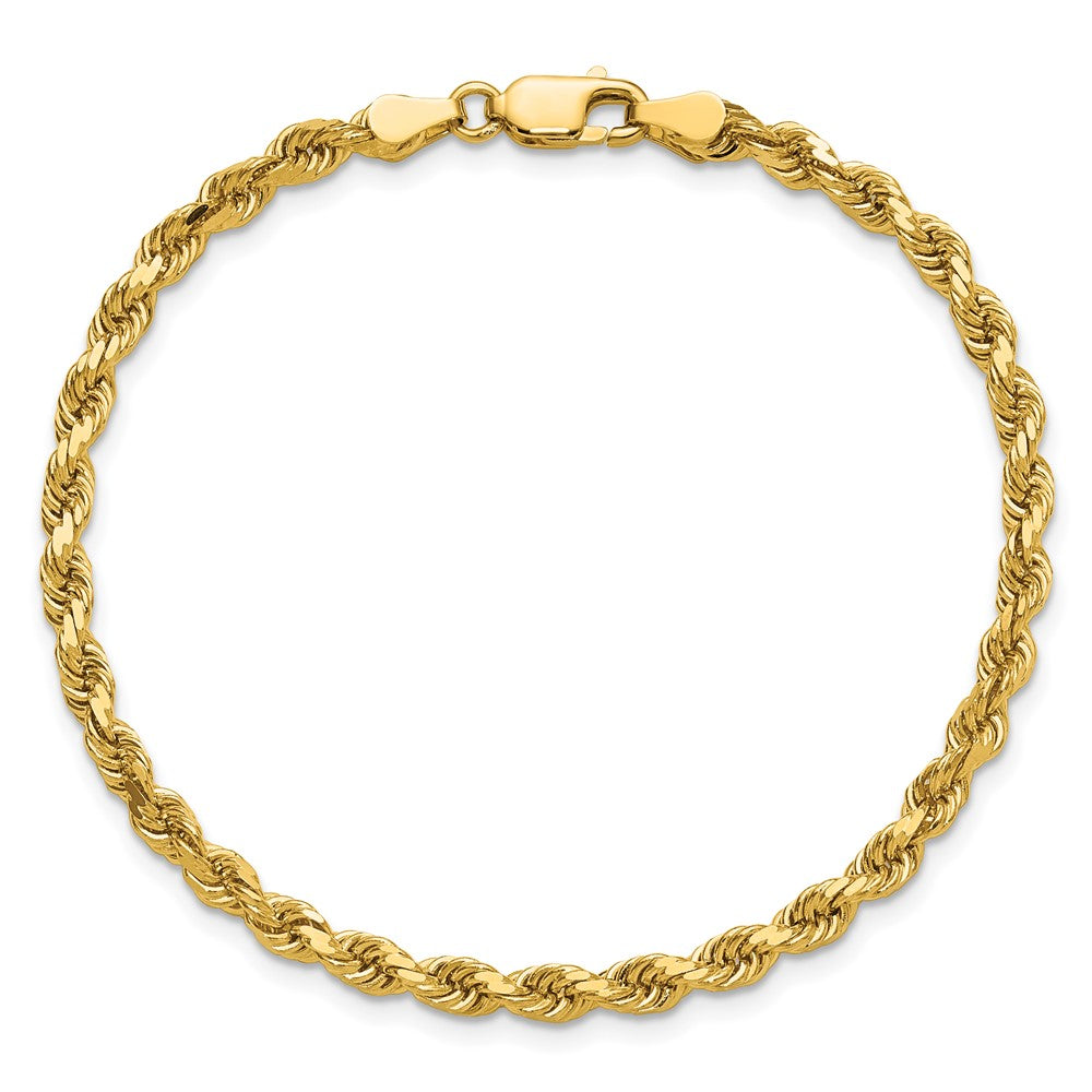 Order Stylish 14K Gold 7-Inch Diamond-Cut Rope Chain - 3.75mm Links