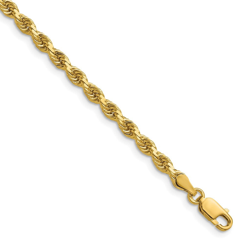 Buy Stylish 14K Gold 26-Inch 3.75mm Diamond-Cut Rope Chain - Luxury Piece!