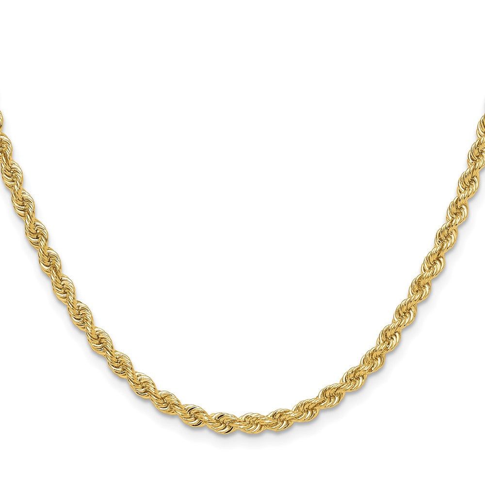 Shop Stylish 14K Gold 3.8mm Classic Rope Chain - Affordable Luxury Jewelry