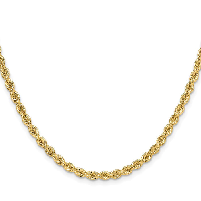 Shop Stylish 14K Gold 3.8mm Classic Rope Chain - Affordable Luxury Jewelry-2