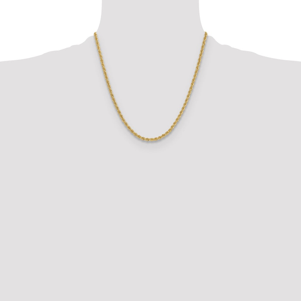 Shop 14K Gold 3.8mm Classic Rope Chain | Stylish Luxury at Affordable Price