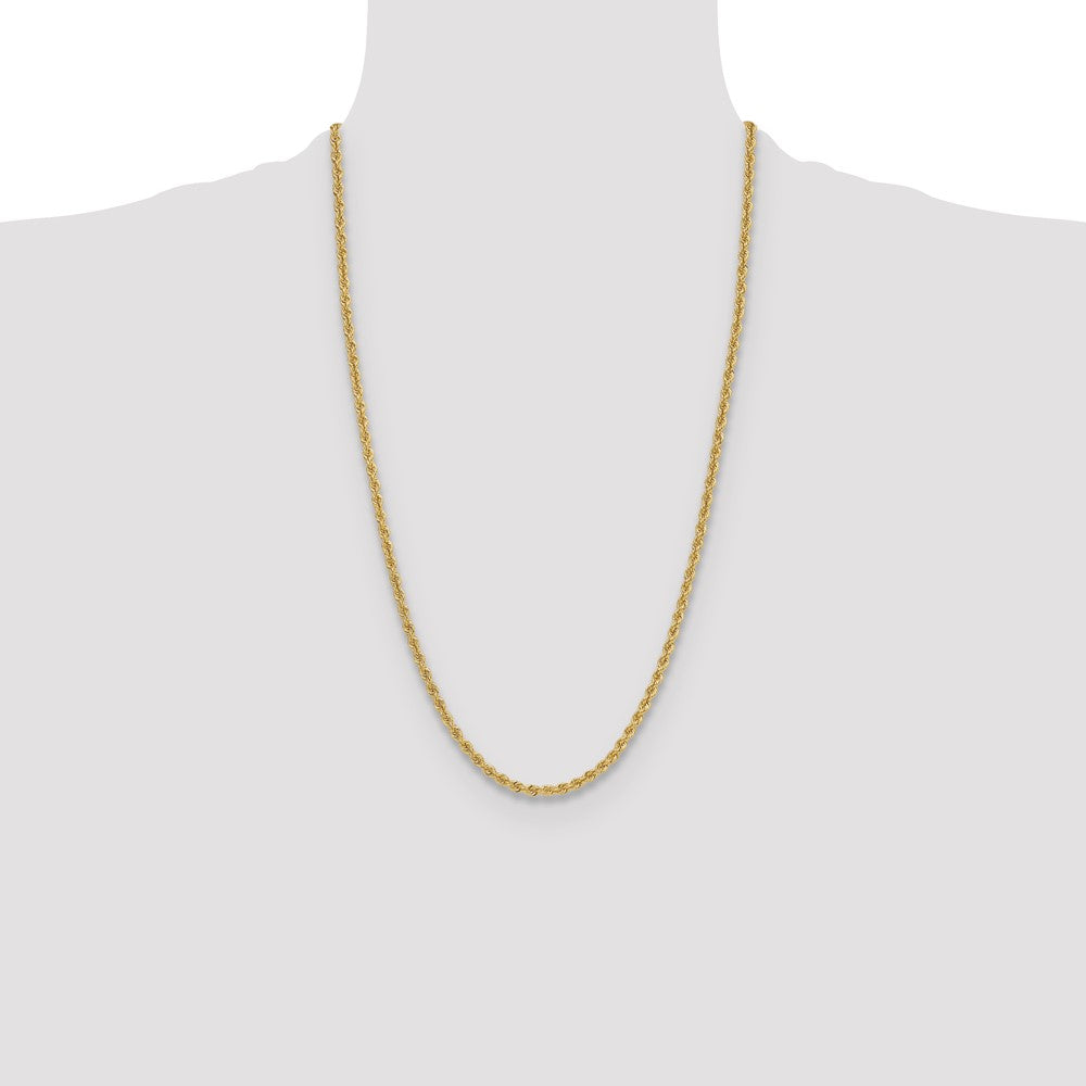 Shop 3.8mm Classic Rope Chain in 14K Gold | Stylish & High-Quality Jewelry